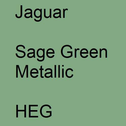 Jaguar, Sage Green Metallic, HEG.